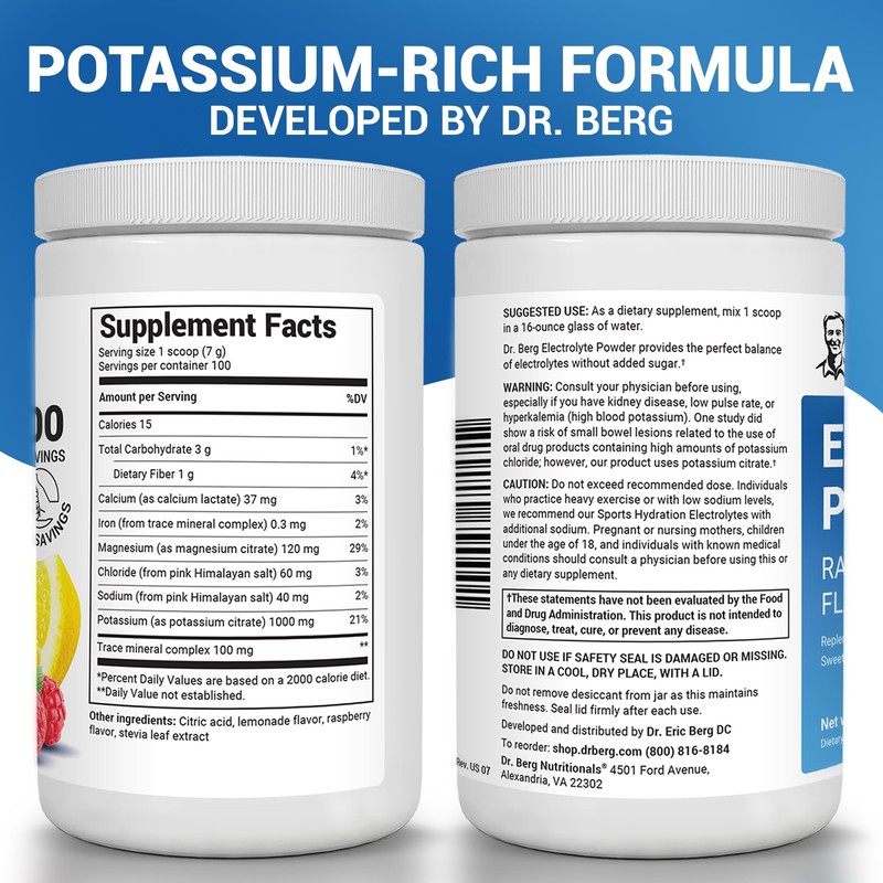 Dr. Berg Zero Sugar Hydration Keto Electrolyte Powder - Enhanced