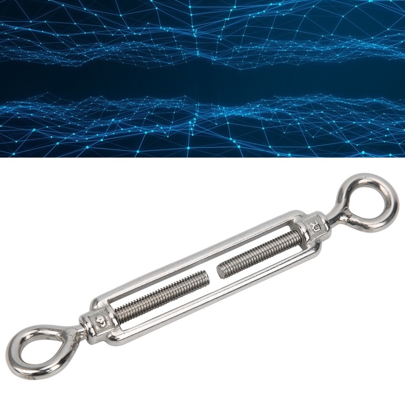10pcs Eye and Eye Turnbuckle Wire Tensioner Strainer Stainless Steel