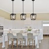 SGLfarmty Black Pendant Lights Kitchen Island, 1-Light Light Fixtures, Farmhouse