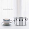 Airtight Coffee Container, Stainless Steel Coffee Container with Cover for