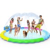 VISTOP Non-Slip Splash Pad for Kids and Dog, Thicken Sprinkler