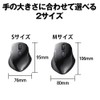 Buffalo BUFFALO Wireless Blue LED 5 Button NeoFit Mouse, Medium