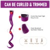 2 x Clip-In Hair Extension Highlights Streaks, Colourful Hair Highlights
