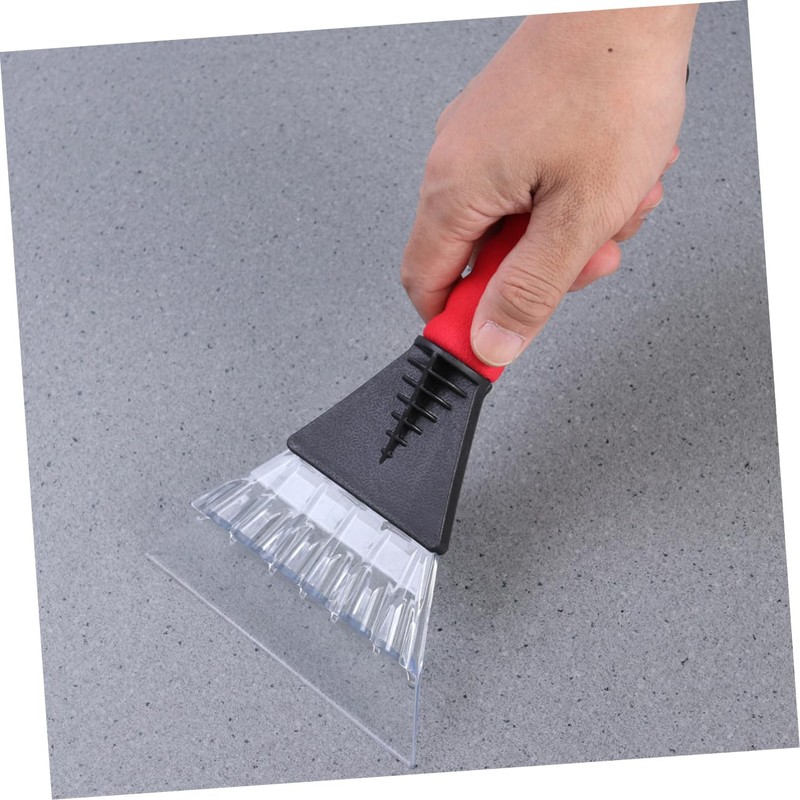CAXUSD Car Windshield Ice Scraper Snow Removal Tool with Rubber