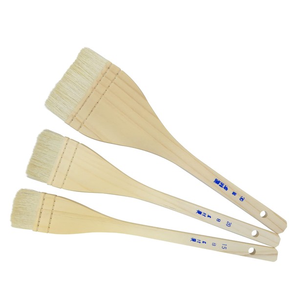 Namurataiseidou Brush B Stamp Picture Brush Set of 3