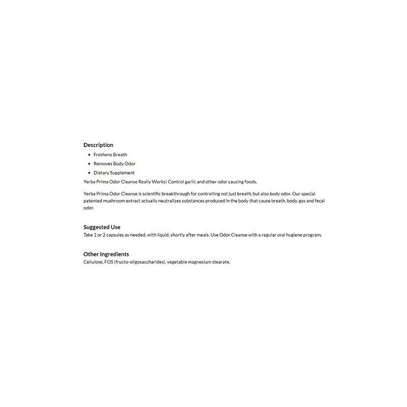 Odor Cleanse