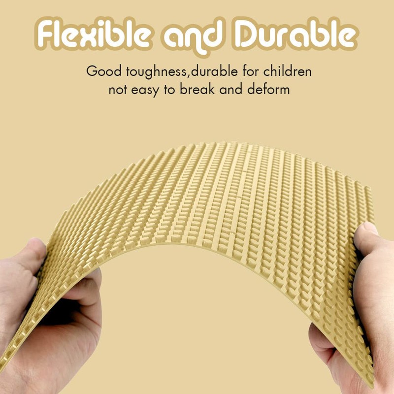 Lekebaby 6 Pack Classic Baseplates, 10"x10" Large Building Board Base