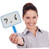 Operitacx 4pcs Score Board Whiteboard Easel Sticker Sign Foam White