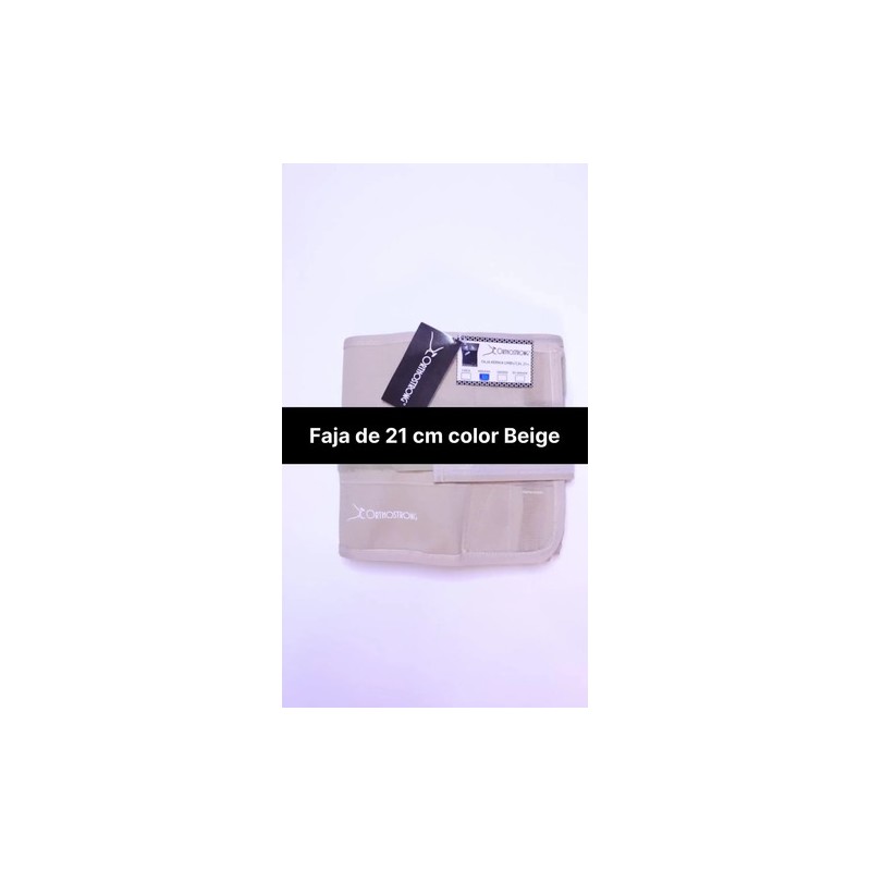 Faja Hernia Umbilical¡recomendada Por Expertos¡ 21 Cm Beige¡