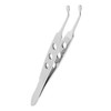 BIUDECO Ergonomic Round Tip Massage Tweezers Facial Tweezers for Men
