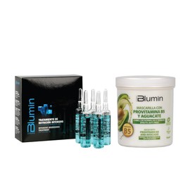 Tahe Blumin Kit - Intense Nourishing Treatment 10x15ml + Blumin Hair Mask (700ml, Avocado)