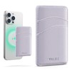 VULKIT Magnetic Card Holder for Cell Phone Slim Leather Women