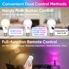 Yochoice Rechargeable Battery Operated Wireless Puck A19 Light Bulb with