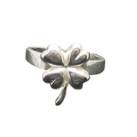 Sterling silver ring clover solid 925 Empress