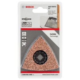 Bosch AVZ78RT2 Carbide Sanding Plate for Cut and Sew Multi-Tool 3.1 inches (78 mm) (Star Lock)