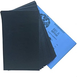 50 Pack STARCKE 5-1/2" x 9" 600 Grit Premium Wet or Dry Waterproof Silicon Carbide Sandpaper Sheets for Wood, Metal, Automotive and Paint