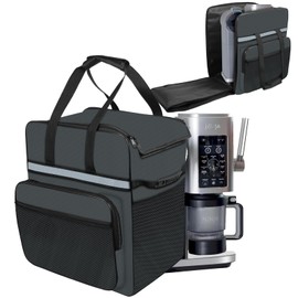 CouldyCasi Carrying Bag for Ninja CREAMi Ice Cream Maker, Portable Outdoor Soft Serve Maker Travel Bag Case Side Opening Design Ice Cream Maker Bag for Ninja Swirl by CREAMi Ice Cream Maker NC701