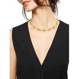 Breil TIE UP TJ3483 Women's Necklace 46 cm Gold-Coloured IP Steel in Gold Colour, Alloy Steel, No Gemstone