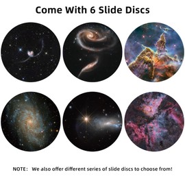 Realistic Discs - Discs for Ainael Meteor and Galaxy Projector, 5K Ultra HD Discs for Home Planetarium, 6 Disc Set without Projector (Nebula 4)