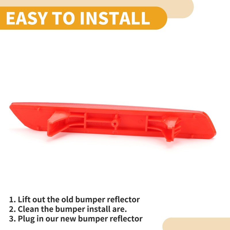 X AUTOHAUX Bumper Reflector No.33505-SWA-J01 - Car Rear Right Bumper