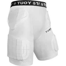 축구 야구용 남성 패딩 거들 컴프레션 5패드 통합 엉덩이 꼬리 허벅지 보호대 [Small] Men's Padded Compression Girdle with Integrated 5 Pads for Soccer and Baseball - Hip, Tail, Thigh Protector [Small]