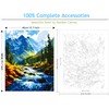 Yunnuo Paint by Numbers Kit DIY Abstract Landscape, Forest Path