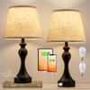 Touch Lamps for Nightstand, 3 Way Dimmable Bedside Lamps with