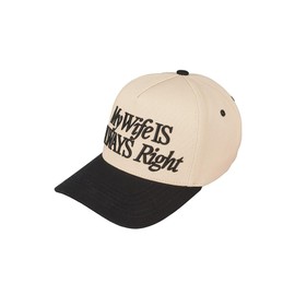 My Wife is Always Right Embroidered Two Tone Baseball Trucker Cap Snapback