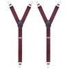 WannGe Men's Shirt Stays Adjustable Elastic Y-Style Garter Straps Socks