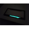 LICENSE PLATE FRAME Glowing Boost Turbo 100% Carbon Fiber License