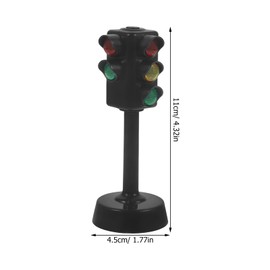 TOYANDONA 2 Pieces Traffic Light Toy Funny Early Educational Toy Traffic Light Model Toy Traffic Signal Toy Early Education Toy Traffic Model for Children