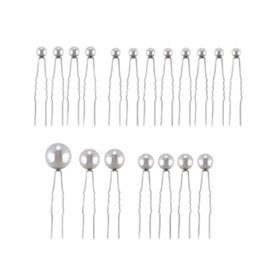 18 Stück Haarnadeln Perlen,Braut Haarschmuck Perlen,Haarschmuck Hochzeit Perlen für Hochzeit Prom Party Braut,Haarnadeln Klein,Perlenfürhaare,Haarklammerhochzeit, U-Förmigehaarschmuck,Perlenhaarnade