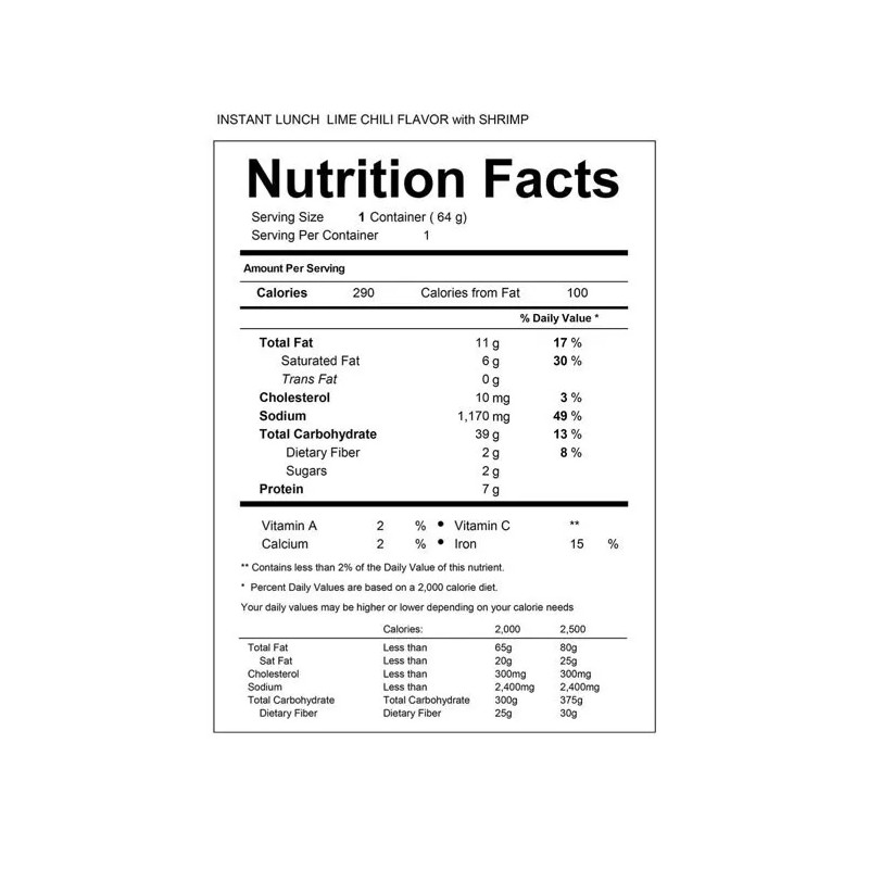 Maruchan Lime Chili Shrimp Instant Noodles 2.25 oz x 6