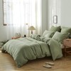 Simple&Opulence 100% Linen Duvet Cover Set 2pcs Natural French Basic
