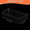 PATIKIL Acrylic Lid Box 23 x 12 x 6 cm