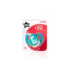 Tommee Tippee Essentials Cherry Soother 6-18m, 2 Pack (Designs May