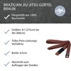 Ju-Sports Brazilian Jiu-Jitsu Belt, Brown, A2 (290)