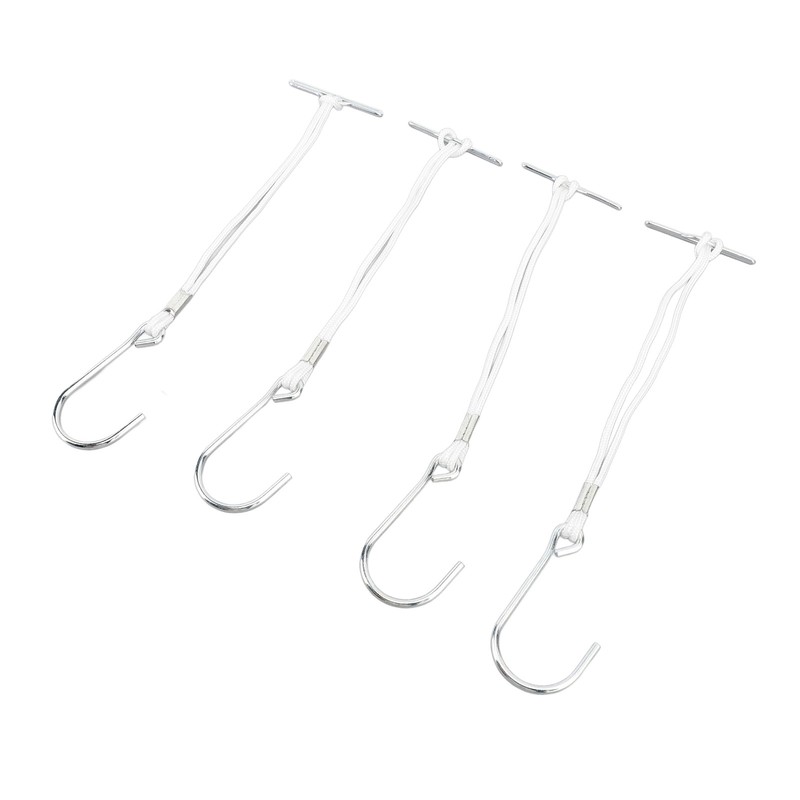 20Pcs Pattern Hooks Hanging Sewing Making Metal Hanger with Rope