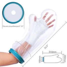 Waterproof Arm Hand Cast Cover for Shower Bath, Hand Shower Cover for Adults, Waterproof Protectors, Plaster and Bandage Cover, Keeps Plaster and Bandage Dry, Plaster Bags for Children