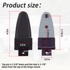 103528 Truck Cap Glass Rear Door Hinges with Hardware,2Pcs