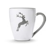 GMUNDNER KERAMIK Breakfast Cup Max Capacity: 0.3 Litres Grey Deer