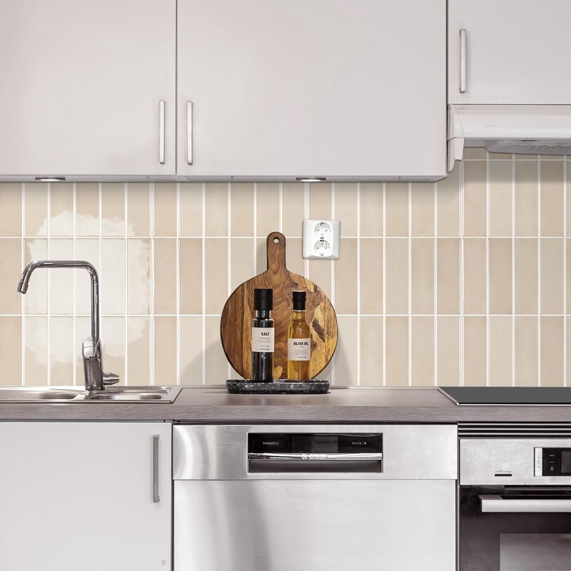 AdoDecor Peel and Stick Tile，New Upgrade Thicker Design Self Adhesive