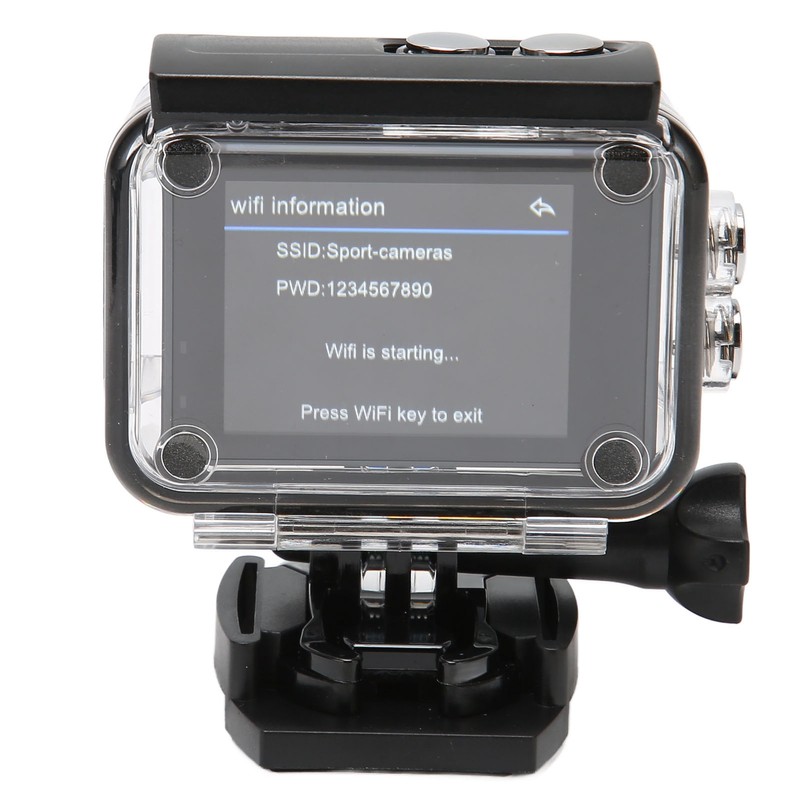 5K Waterproof Action Camera WiFi Remote Control 2.0inch and 1.3inch