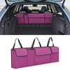 Alieemo Car Trunk Organizer, Waterproof Collapsible Cargo Bag with 4