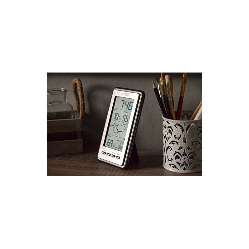 La Crosse Technology WS-9230U-IT-Int Digital Forecast Thermometer with Temp and