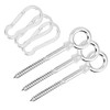 Boerni Hammock Set, 3 Eye Shaped Screws with 3 Carabiner
