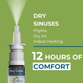 NOVEHA Xylitol Nasal Spray – Drug-Free Natural Moisturizer for Dry Nose, Sinus & Allergy Relief – Hydrating Saline Nasal Spray with Vitamin D3 & Grapefruit Seed Extract Gentle Daily Congestion Support