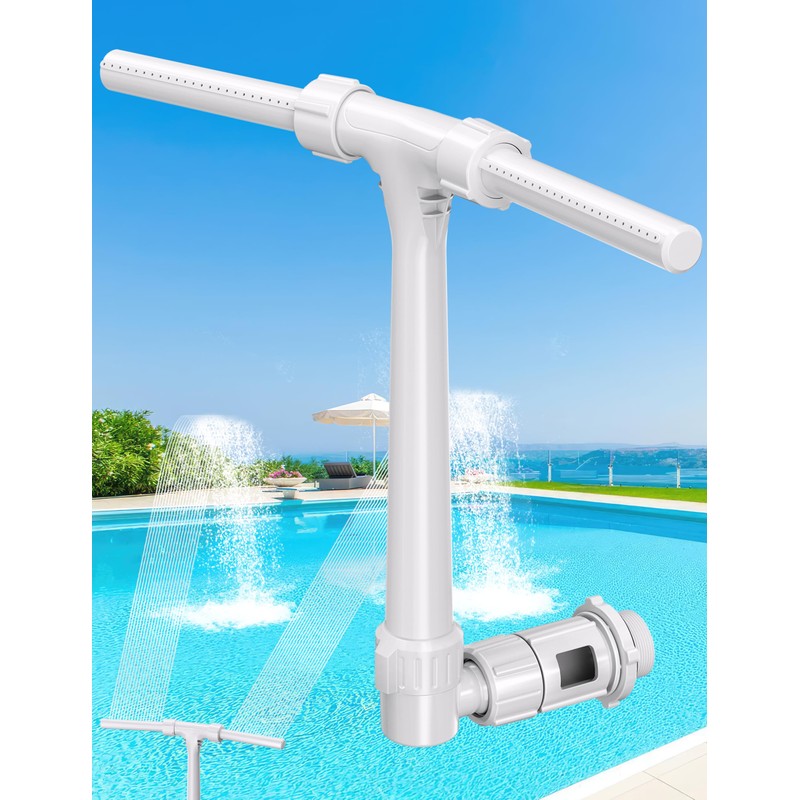 2025 Height Upgrade Pool Fountain for Above Ground/Inground Pools with