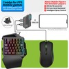 Keyboard and Mouse Adapter, Mobile Phone Tablet Game Keyboard Mouse