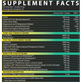 Nutrex Research Pre Entreno Outlift Burn Nutrex 22 Serv Sabor Maui Twist